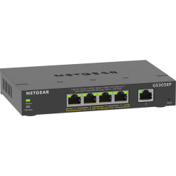 5PT GE Plus Switch W/POE+