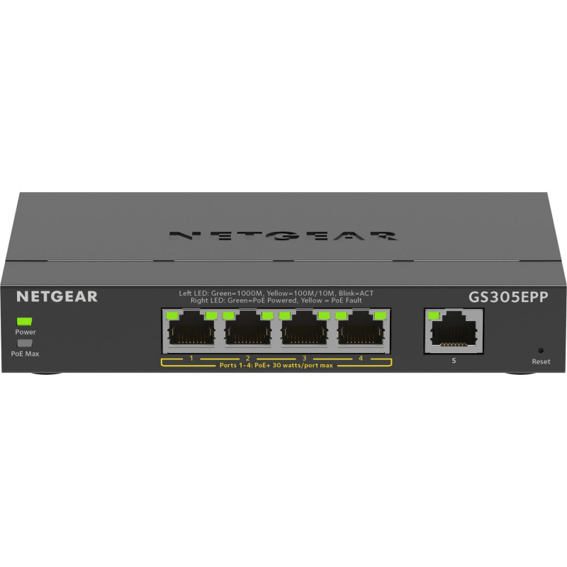 5PT GE Plus Switch W/HI-PWR