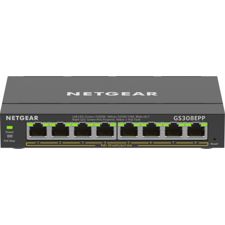 8PT GE Plus Switch W/HI-PWR