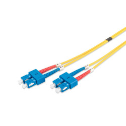 FO patch cord, duplex, SC to