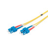 FO patch cord, duplex, SC to