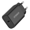 EUWallCharger30W1XUSBC30WUSBPDBLKPolyBag