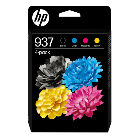 HP Ink/937 CMYK Original Ink CART 4-Pack