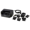 Charging/transmitter cradle