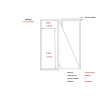 Post label 105 x 251mm