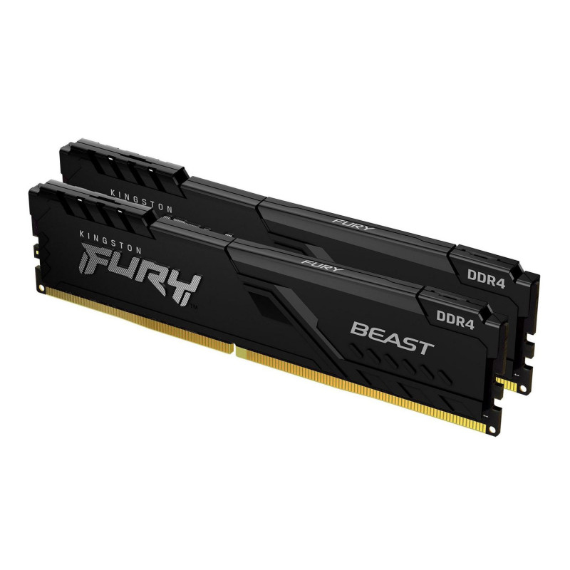 Memoria RAM Kingston FURY Beast 2 x 16GB/ DDR4/ 3200MHz/ 1.35V/ CL16/