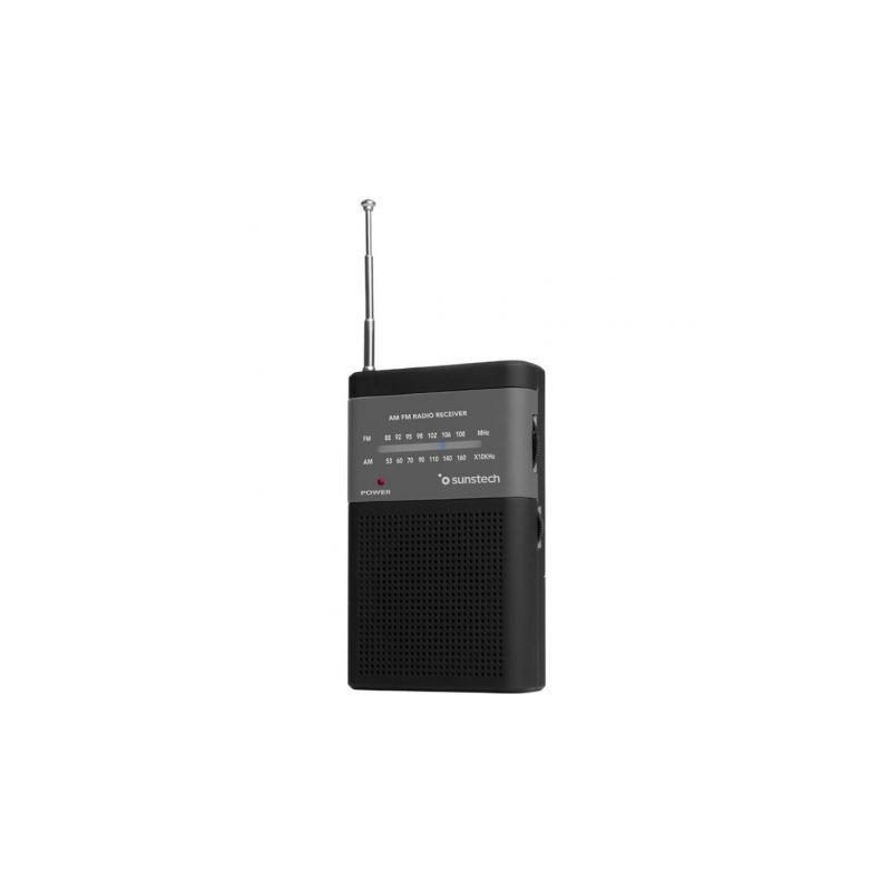 Radio Portátil Sunstech RPS42BLISBK/ Negra | APLIUM