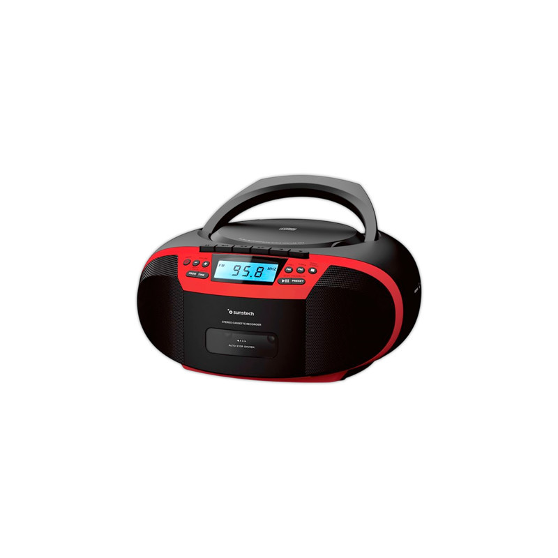Radio Cassette CD SUNSTECH CXUM54BTRD | APLIUM