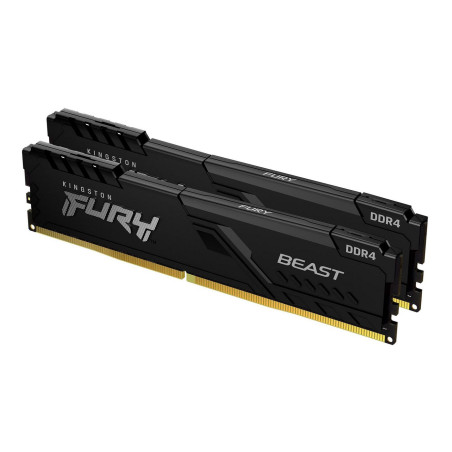 Memoria RAM Kingston FURY Beast 2 x 16GB/ DDR4/ 3600MHz/ 1.35V/ CL18/