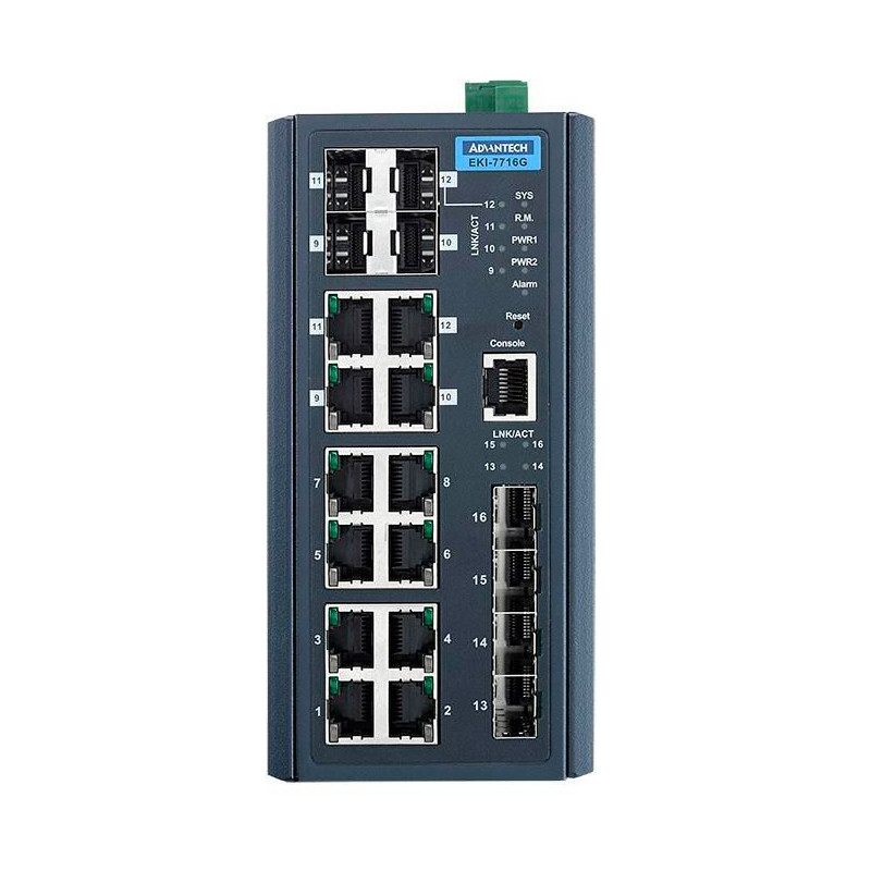 8GE + 4SFP + 4G Combo Managed