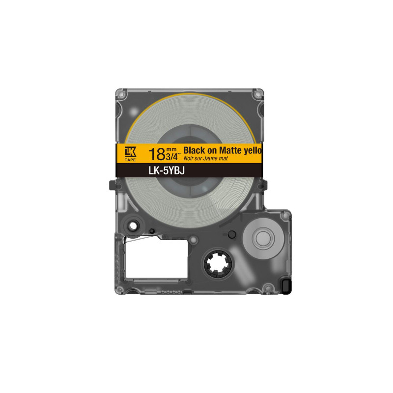 Matte Yellow/Black 12mm LK-4YBJ