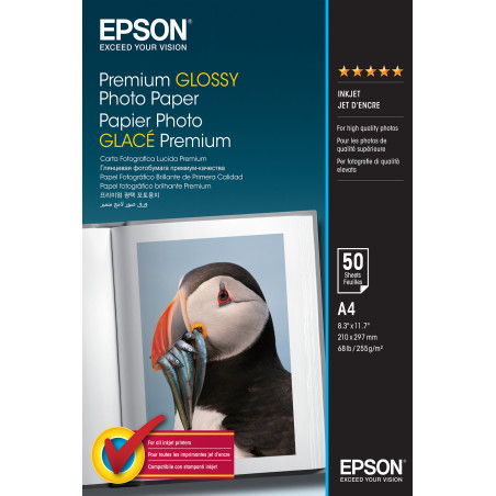 Paper/Prem Glossy Photo A4 255gm2 50sh