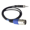 Sennheiser CL100 - Adaptador de audio - XLR3 macho a mini-ph | APLIUM