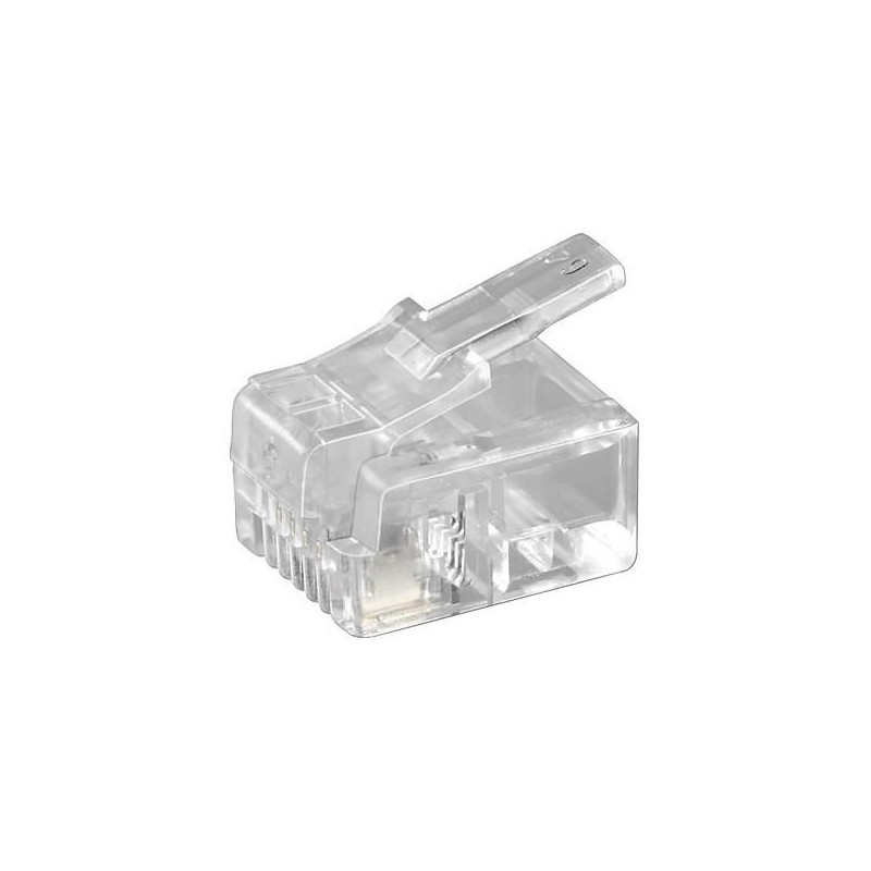 Modular Plug RJ11 6P4C, 10pcs