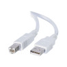 C2G 3.3ft USB to USB B Cable - USB A to USB B - USB 2.0 - Wh | APLIUM