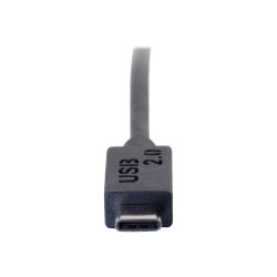C2G 6ft USB 2.0 USB-C to USB-B Cable M/M - Black - Cable USB - USB Tip