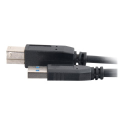 C2G 3.3ft USB A to USB B Cable - USB A to B Cable - USB 3.0 - M/M - Ca