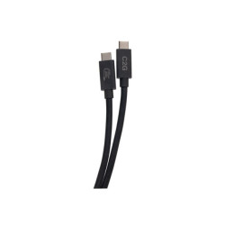 C2G 3.3ft (1m) USB 4.0 USB-C to C (48V 5A) 240W Charging Cable-Black -