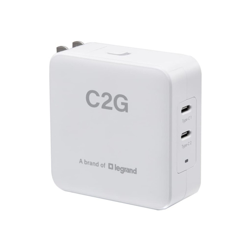 C2G - Adaptador de corriente - dual - 65 vatios - 3 A - Fast | APLIUM