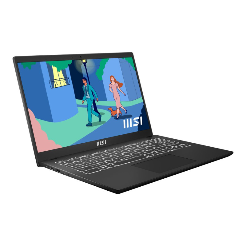 MSI Modern 15 H AI C1MOG-211XES - Diseño de bisagra en 180 g | APLIUM