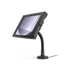 Compulocks Galaxy Tab S9+/S9FE+ 12.4" Apex Enclosure Flex Arm Mount Bl