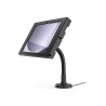 Compulocks Galaxy Tab S9+/S9FE+ 12.4" Apex Enclosure Flex Arm Mount Bl