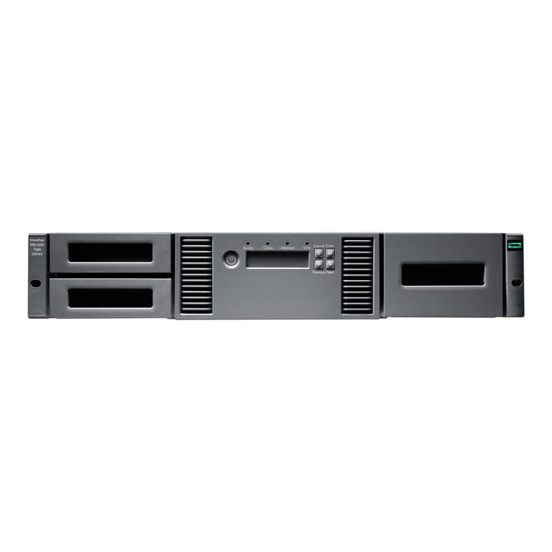 HPE Storage MSL2024 - Biblioteca de cintas - 432 TB / 1.08 PB - ranura