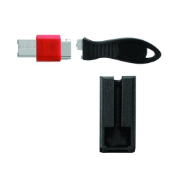 USB Lock W/Cable Guard Square