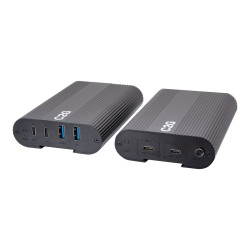 C2G Superbooster 2X4 USB Over Cat6a Extender Switch - USB 3.2 GEN1 (5G