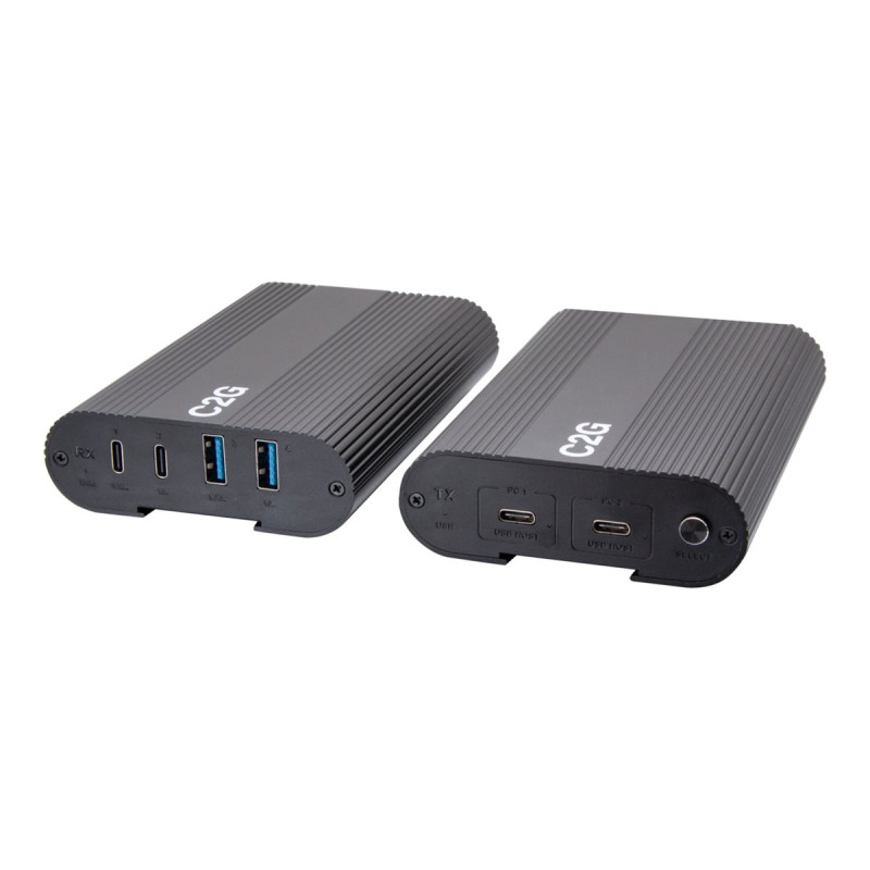 C2G Superbooster 2X4 USB Over Cat6a Extender Switch - USB 3.2 GEN1 (5G