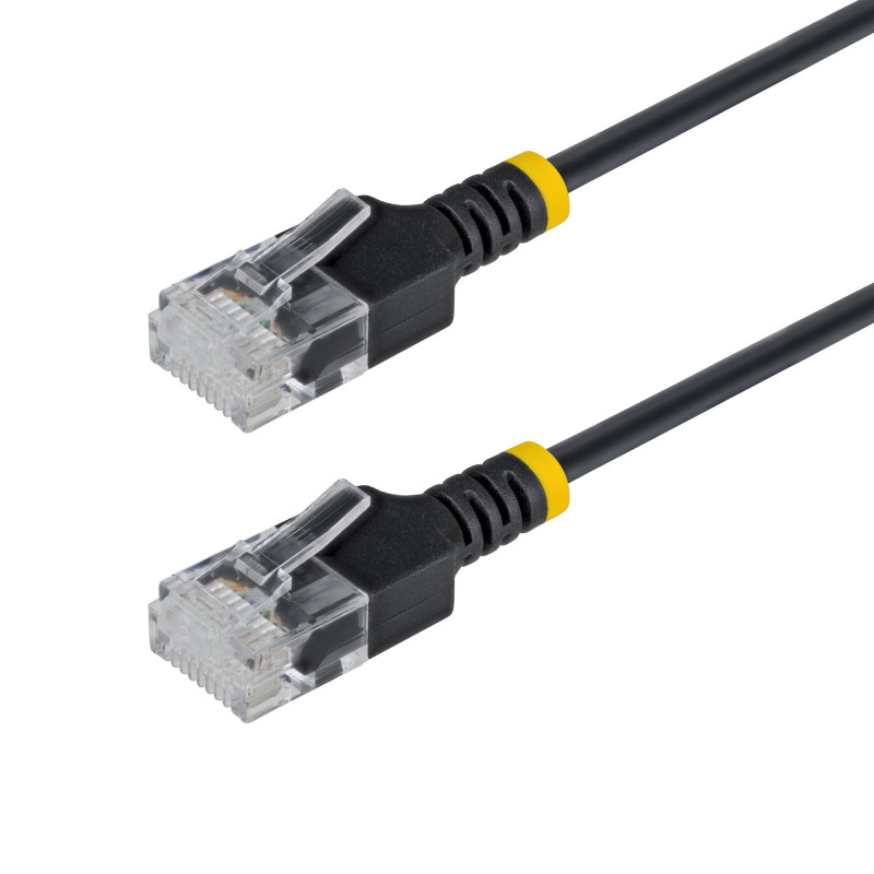 50cm Black Ultra Slim CAT6a Cable