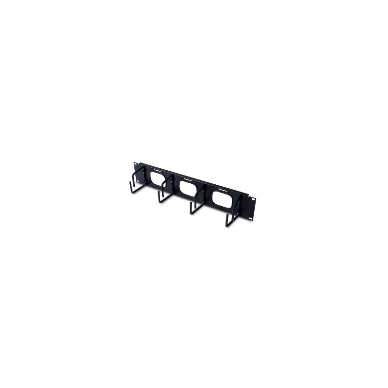 Cable Organizer/2u Horizontal Black