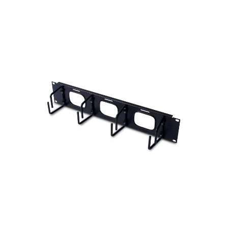 Cable Organizer/2u Horizontal Black
