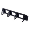 Cable Organizer/2u Horizontal Black