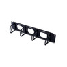 Cable Organizer/2u Horizontal Black