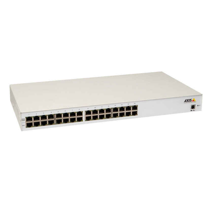 AXIS Power over LAN Midspan - Inyector de corriente - conectores de sa