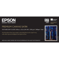 Paper/Prem Canvas Satin 24"x12.2m 350gm2