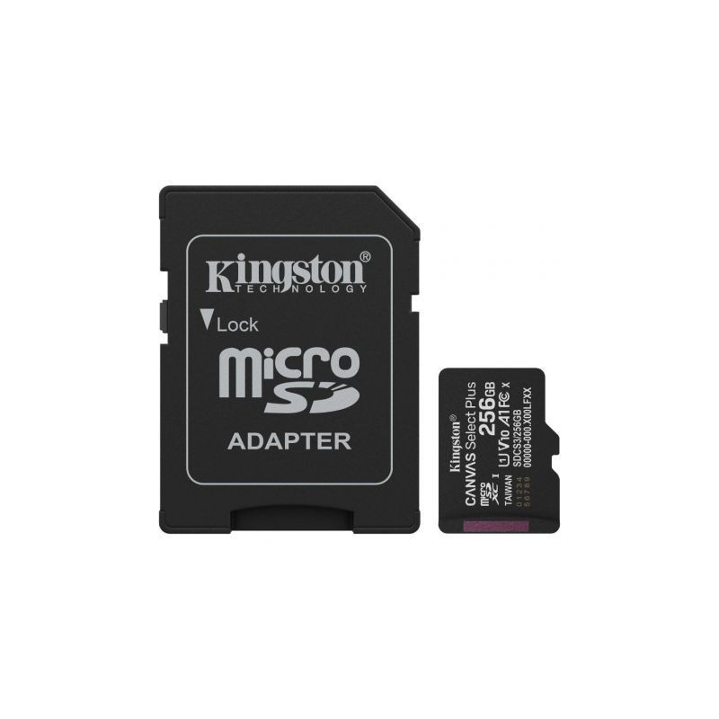 Kingston Technology 256GB microSDXC Canvas Select Plus Gen3 | APLIUM