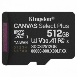 512GB Microsdxc Canvas SELECT+ GEN3 150R A1 Single Pack W/O | APLIUM