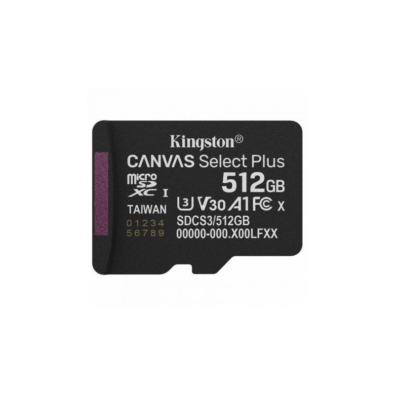 512GB Microsdxc Canvas SELECT+ GEN3 150R A1 Single Pack W/O | APLIUM