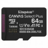 Tarjeta de Memoria Kingston CANVAS Select Plus 64GB microSD | APLIUM