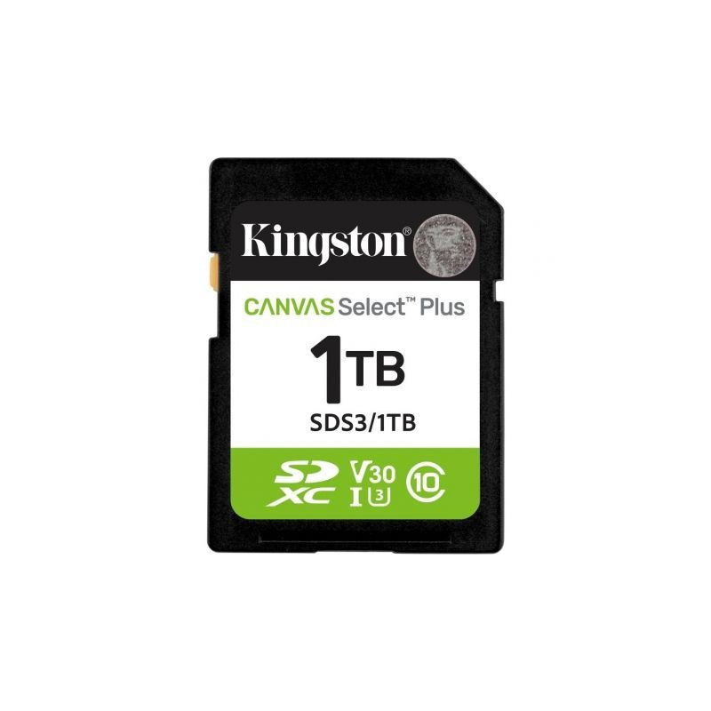 Tarjeta de Memoria Kingston CANVAS Select Plus 1TB SD XC/ Cl | APLIUM