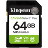 Tarjeta de Memoria Kingston CANVAS Select Plus 64GB SD XC/ C | APLIUM