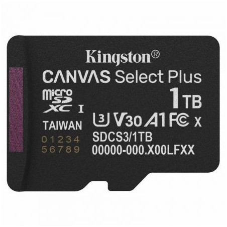 1TB Microsdxc Canvas SELECT+ GEN3 150R A1 Single Pack W/O Ad | APLIUM