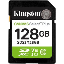 Tarjeta de Memoria Kingston CANVAS Select Plus 128GB SD XC/ | APLIUM