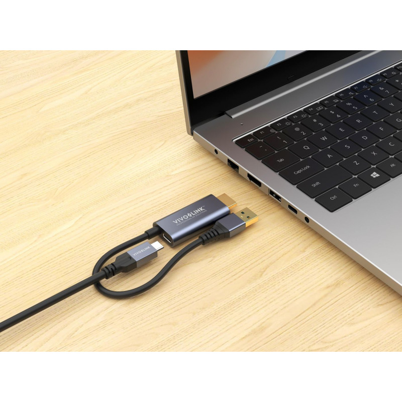 HDMI & USB-A to USB-C Adapter