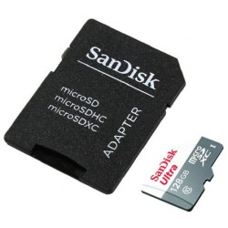 Tarjeta de Memoria SanDisk Ultra 128GB microSD XC con Adapta | APLIUM