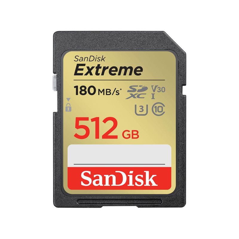 Extreme 512GB Sdxc Memory Card Plus 1 Year Rescuepro Deluxe | APLIUM