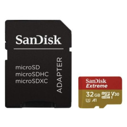 Tarjeta de Memoria SanDisk Extreme 32GB microSD HC UHS-I con | APLIUM