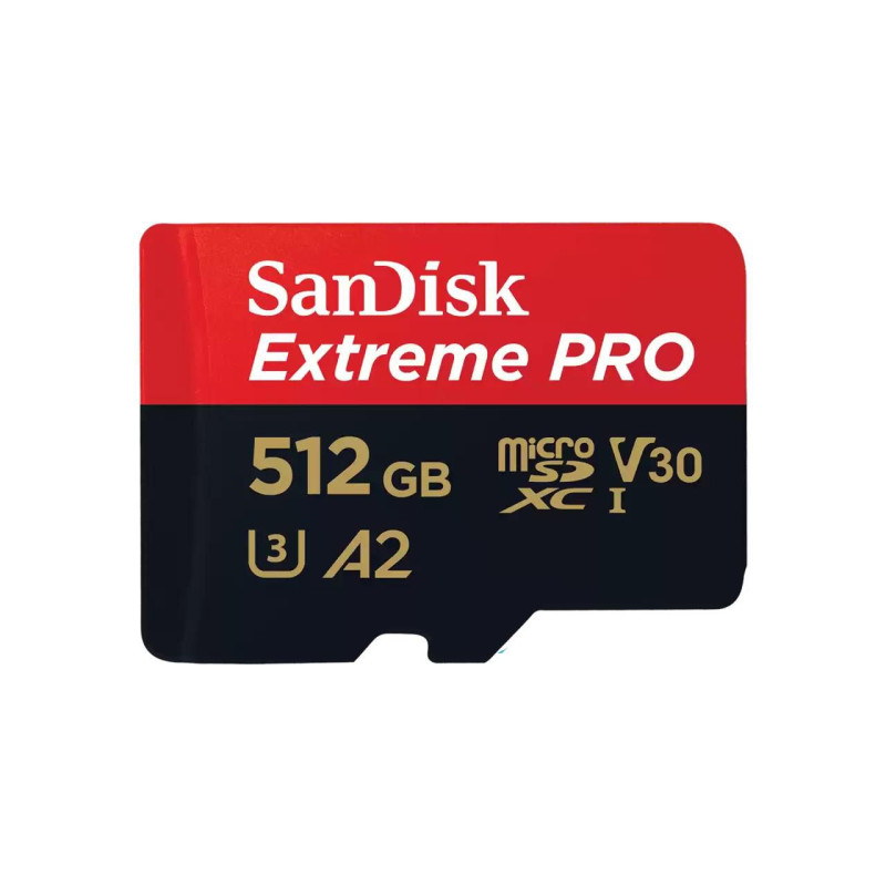 Extreme Pro Microsdxc 512GB+SD Adapter 200MB/S 140MB/S A2 C1 | APLIUM